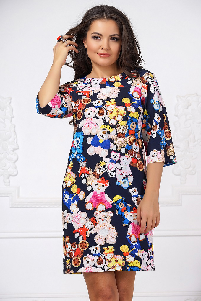Фото товара 9292, платье с мишками